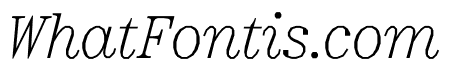 Minotaur Light Italic