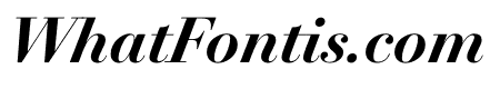 Trianon Display Bold Italic