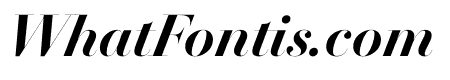 Trianon Grande Bold Italic