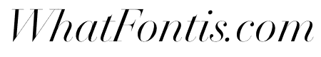 Trianon Grande Light Italic