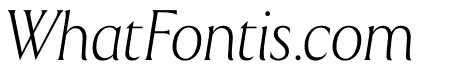 TFArrow Extralight Italic