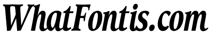 TFHabitat Condensed Bold Italic