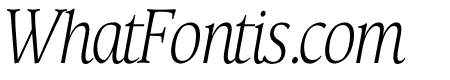 TFHabitat Condensed Italic