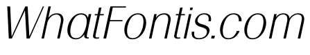TFRenoir Light Italic