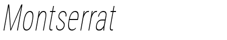 Bert Sans Thin Italic