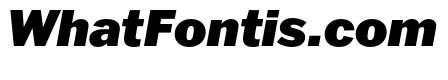 Franklin Gothic ATF Black Italic