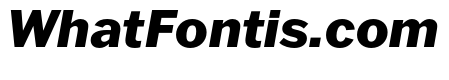 Franklin Gothic ATF Heavy Italic
