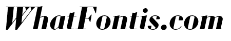 Louvette Display Bold Italic
