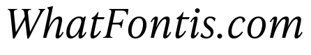 IvyPresto Text Light Italic