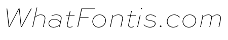 Sweet Sans Pro Extra Thin Italic