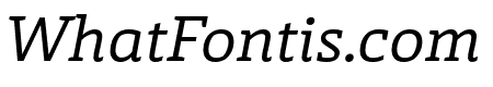 Laski Slab Regular Italic
