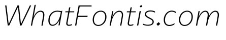ArponaSans Thin Italic