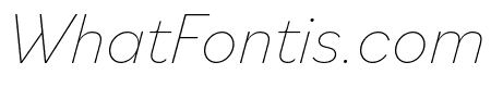 Bilo Hairline Italic