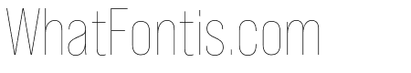 Bebas Neue Pro Expanded Thin Italic