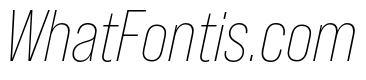 Bebas Neue Pro SemiExpanded Light Italic