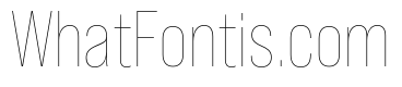 Bebas Neue Pro SemiExpanded Thin Italic