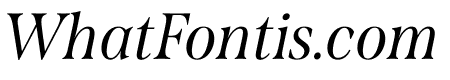Span Compressed Regular Italic