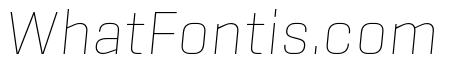 Sinter Thin Italic