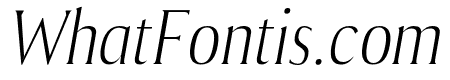 Tonic light-italic