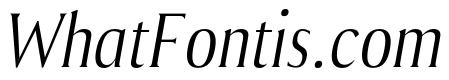 Tonic regular-italic