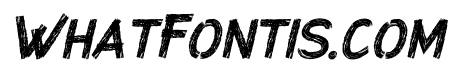 Superstition Rough Brush Italic