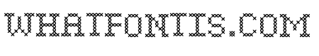 Knitting Font