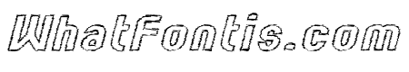 Kumba Scrawl Outline Expanded Italic