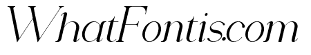 Romany Serif Italic