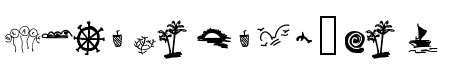 Beach dingbats