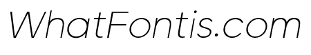 Visia Pro ExtraLight Italic