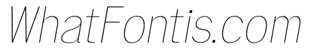 Deron Thin Italic