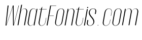 Gothink-extra-light-italic