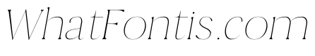 Thomas Mag Thin Italic