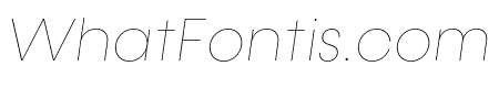 Konnect Hairline Italic