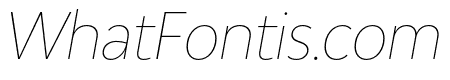 Bw Modelica Hairline Condensed Italic