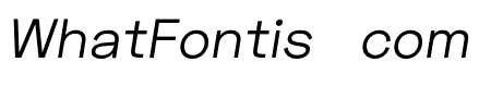 Mriya Grotesk Italic