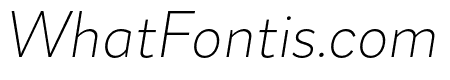 Magdelin ExtraLight Italic