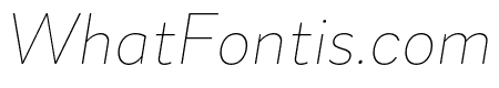 Magdelin Thin Italic