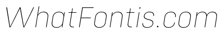 Config Rounded Thin Italic