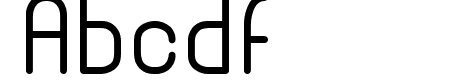 Abstrec font tfb