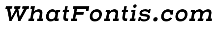 Henderson Slab SemiBold Italic