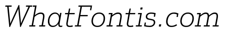 Justus Pro Thin Italic