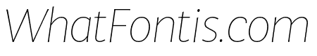 MultiDisplay Thin Italic