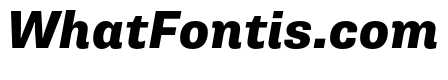Supria Sans Heavy Italic