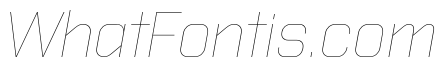 Purista Thin Italic