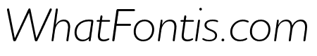 Houschka Rounded Light Italic