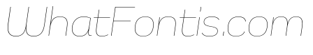 Remora Sans W3 Thin Italic