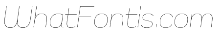 Remora Sans W1 Thin Italic