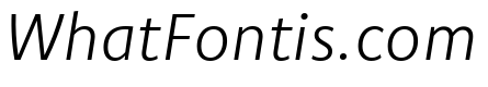 Komet Light SC Italic