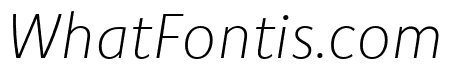 Komet ExtraLight Italic